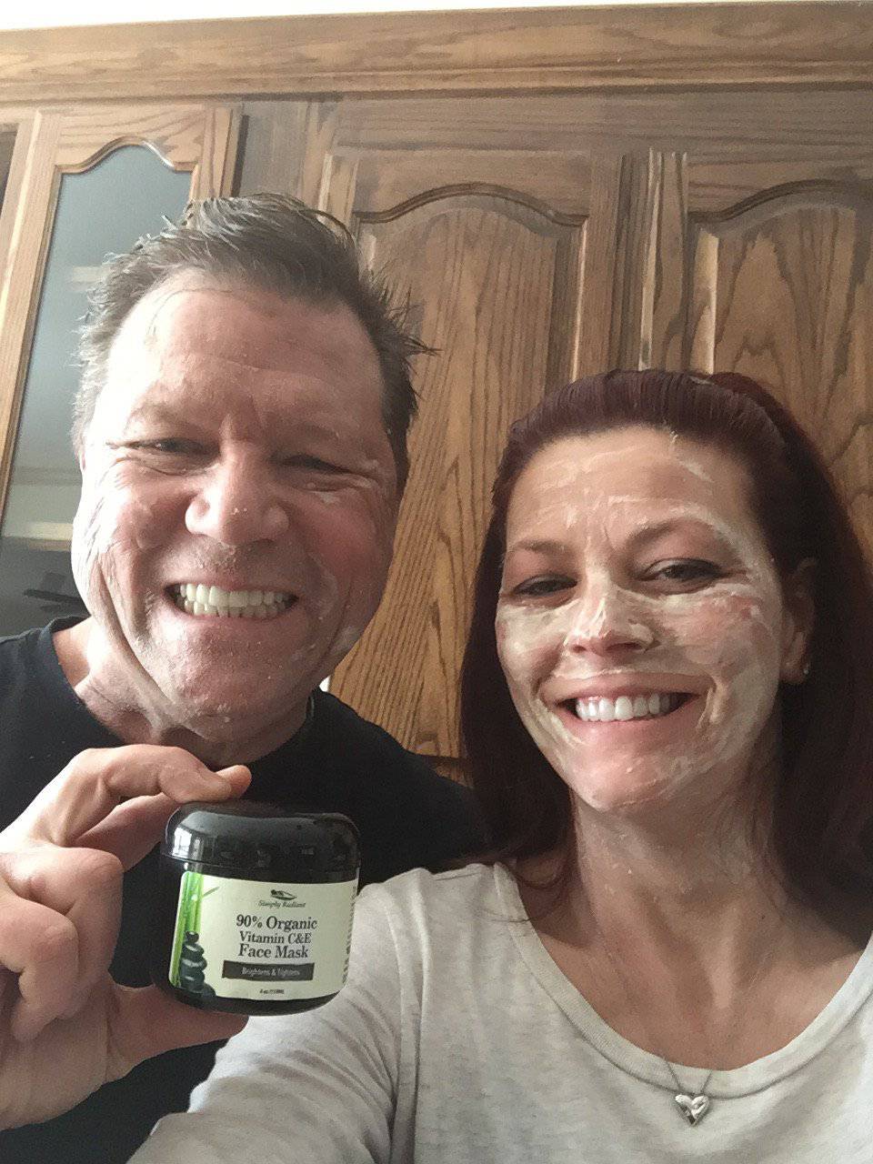 GLP-1 Organic Vitamin C & E Brightening & Tightening Face Mask - 2 oz.