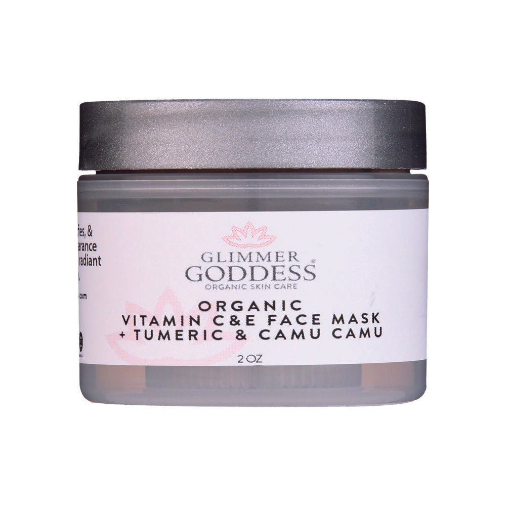 GLP-1 Organic Vitamin C & E Brightening & Tightening Face Mask - 2 oz.
