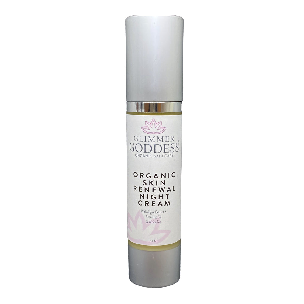 GLP-1 Organic Skin Renewal Night Face Cream - Hydrates & Lifts